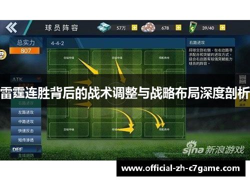 雷霆连胜背后的战术调整与战略布局深度剖析